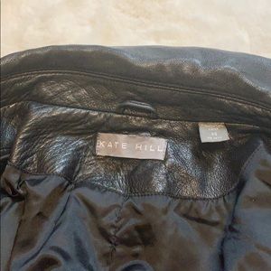 Leather black jacket